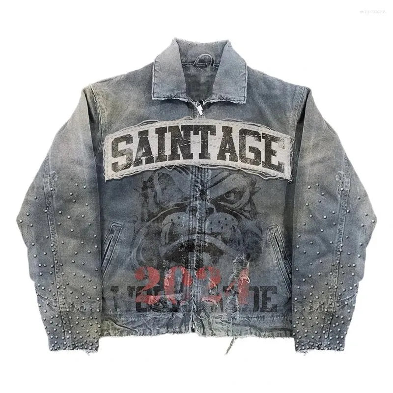 Distressed SAINTAGE Jacket