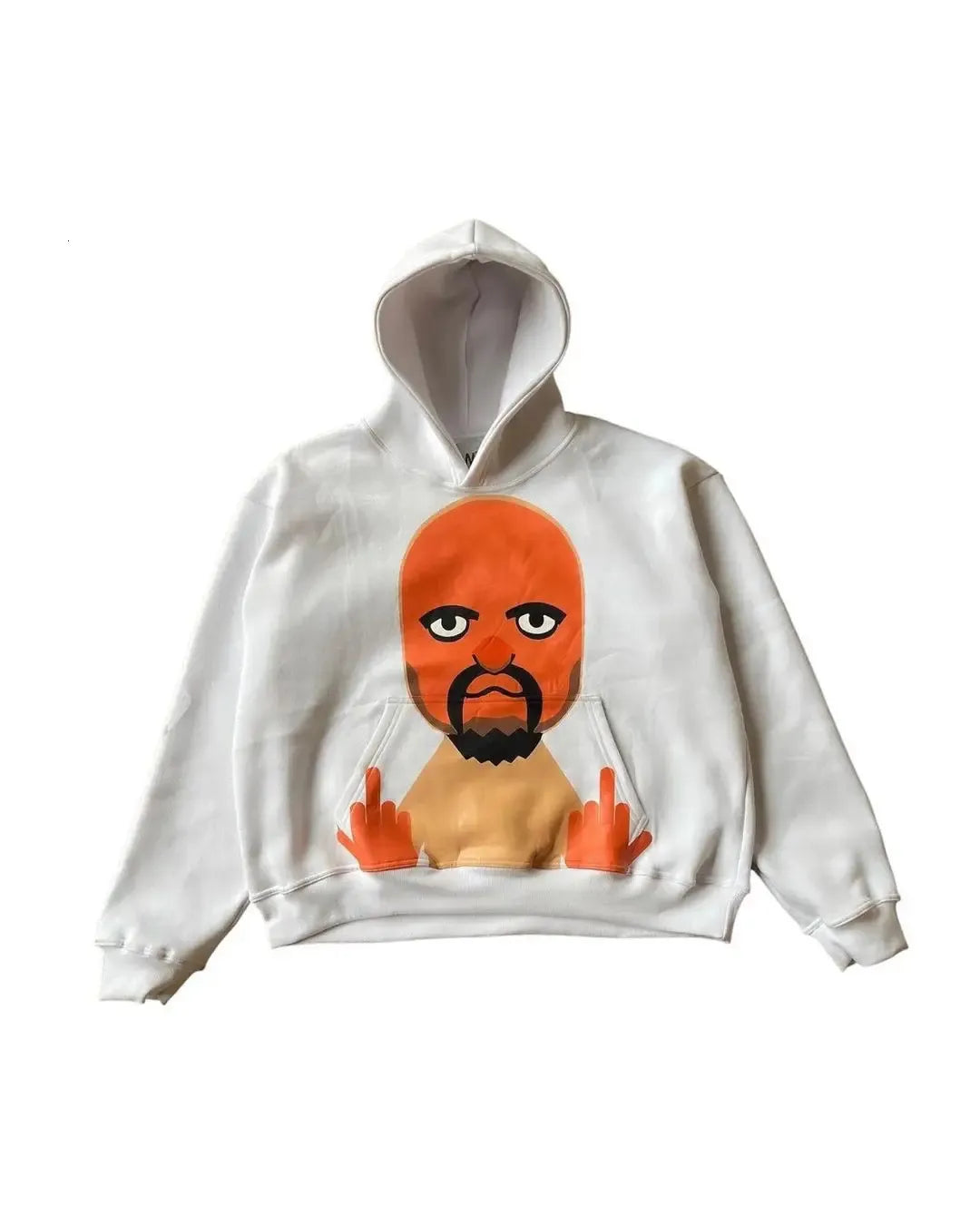 Mii Character Middle Finger Hoodie - Streetwear Boulevard