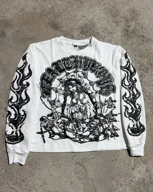Gothic Devotion Longsleeve - Streetwear Boulevard