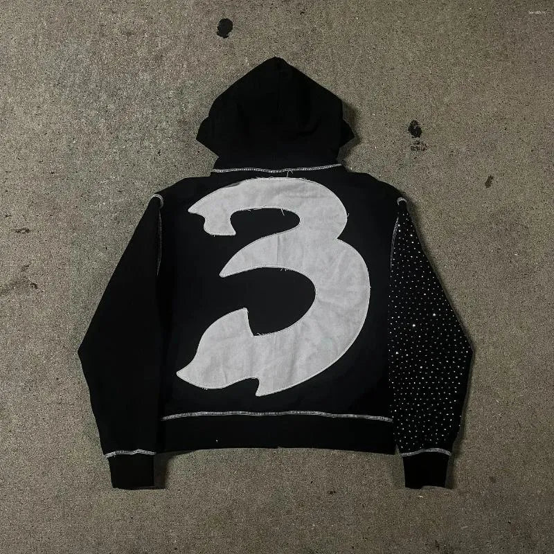 SD Rhinestone Jacket - Streetwear Boulevard