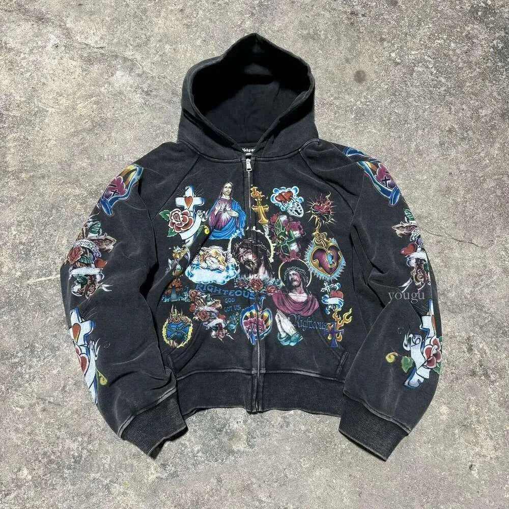 Risen Christian Zipper Hoodie - Streetwear Boulevard