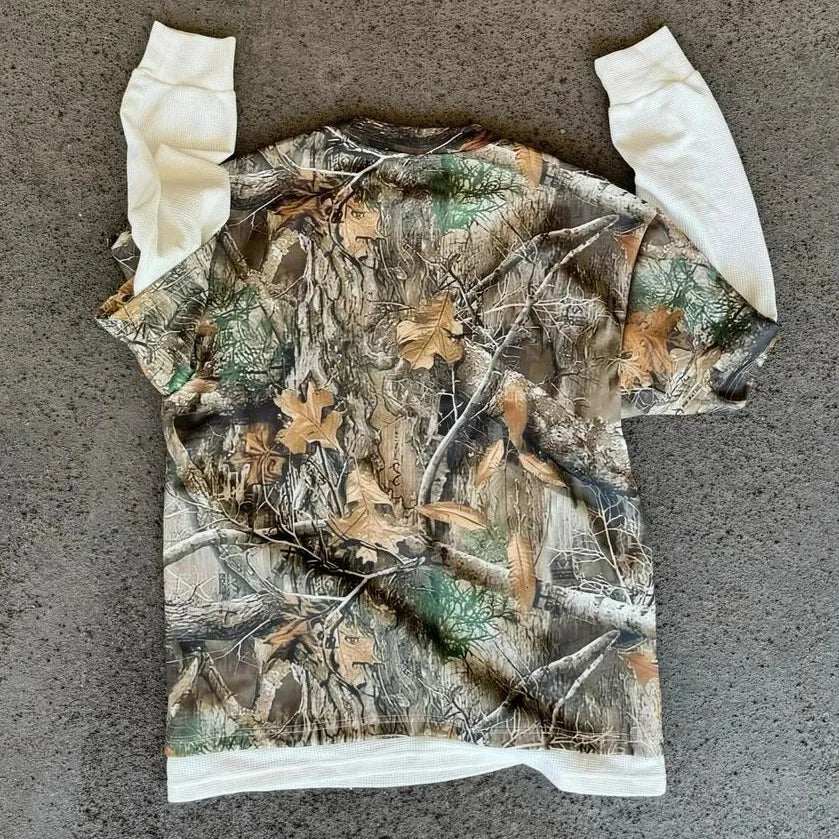 "In God We Trust" Camo Long Sleeve Shirt - Streetwear Boulevard