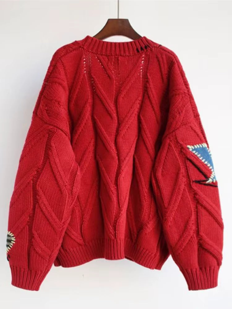 Storyteller Cable Knit Sweater - Streetwear Boulevard