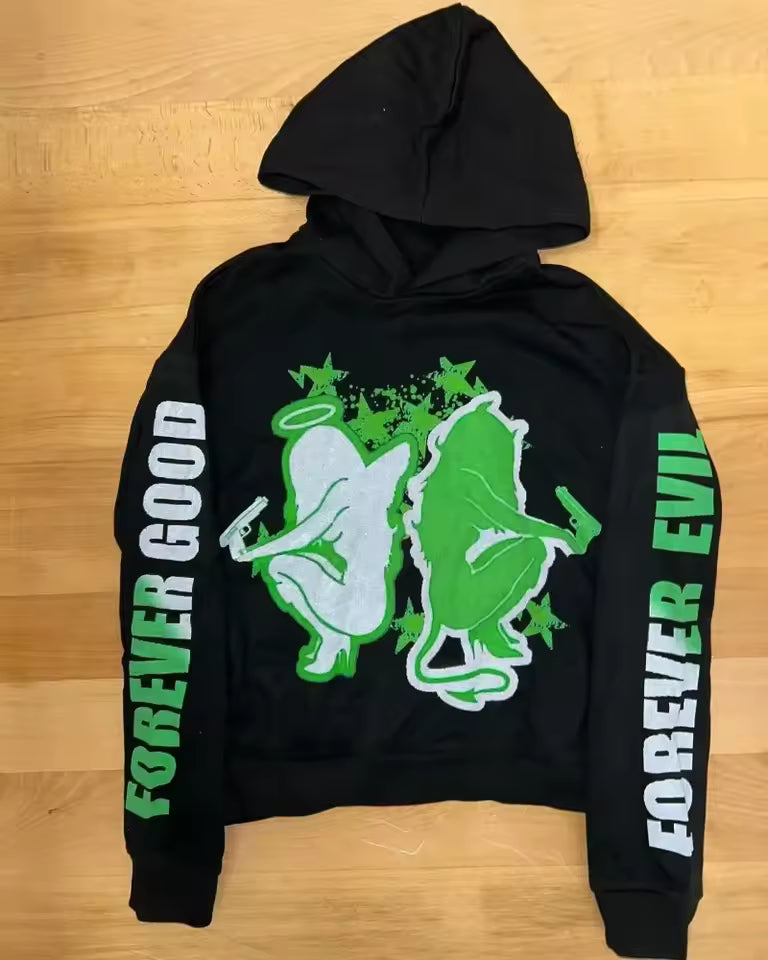 Forever Good Forever Evil Hoodie - Streetwear Boulevard