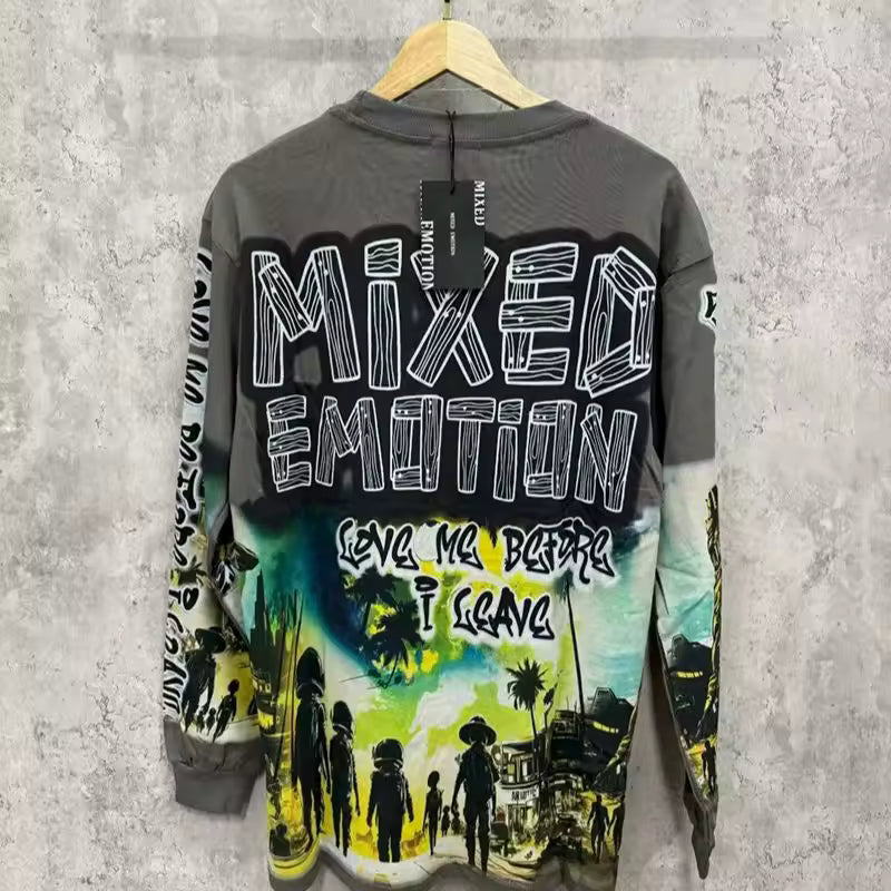 EMOTION Post-Apocalyptic Long-Sleeve - Streetwear Boulevard
