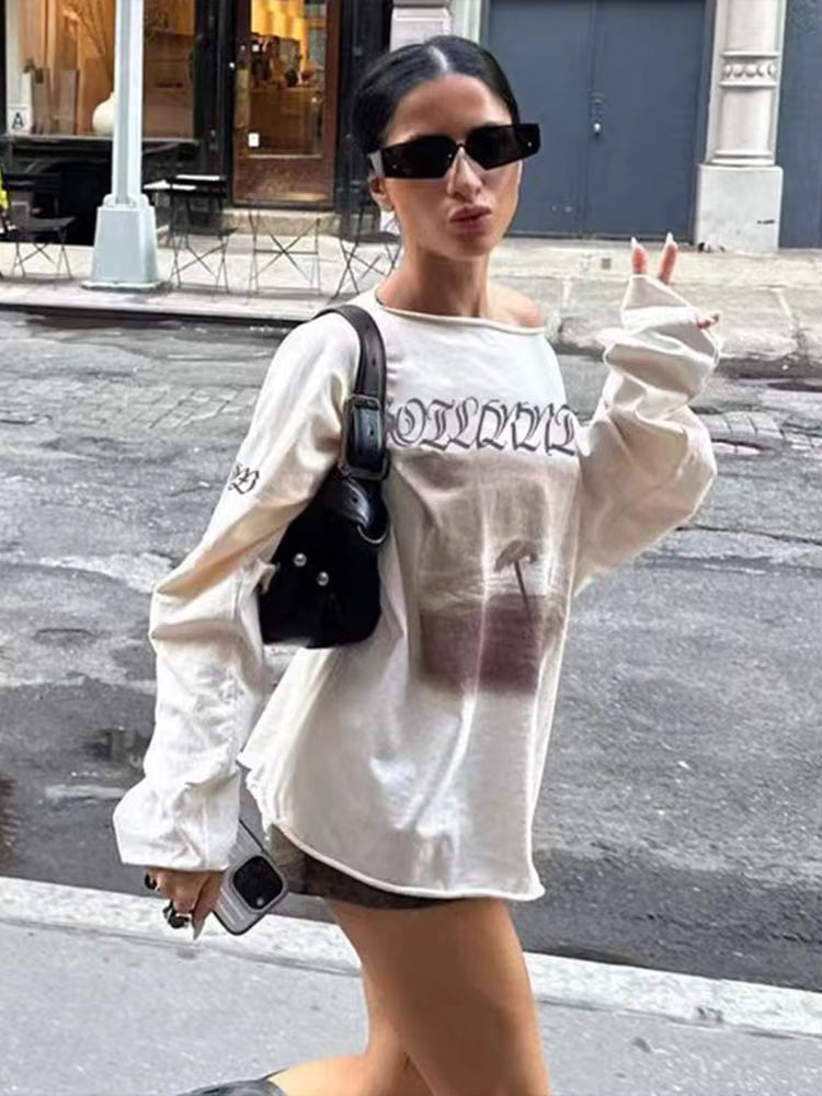Wasteland Wanderer Oversized Top - Streetwear Boulevard