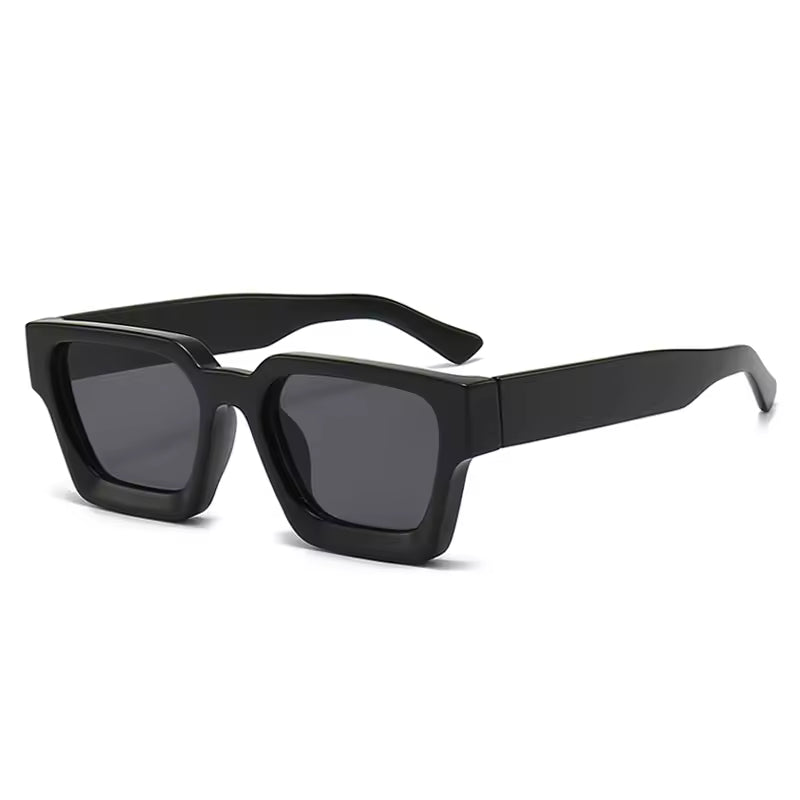 Square Retro Frame Sunglasses - Streetwear Boulevard