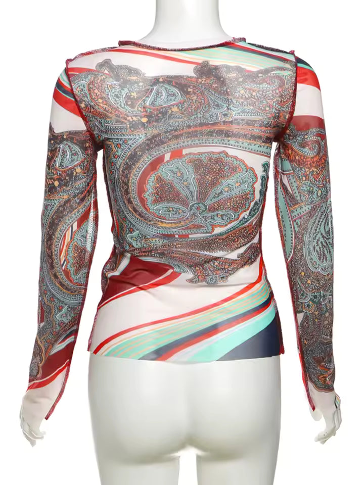 Chromatic Drift Top - Streetwear Boulevard