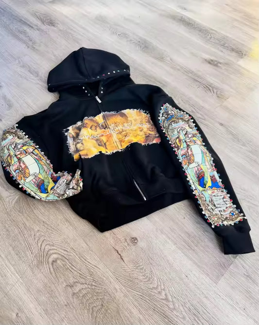 The Stained Glass Mosaic Jacket - Streetwear Boulevard