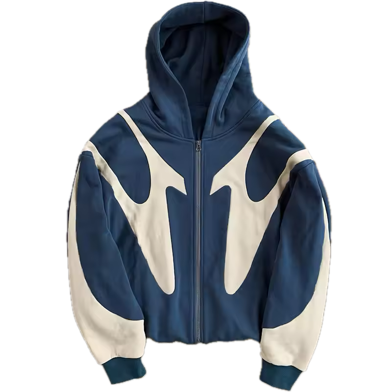 Shadowcurve Zipper Jacket - Streetwear Boulevard