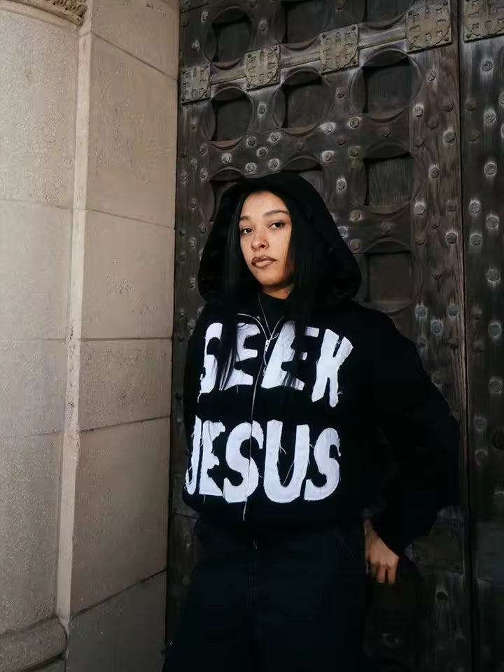 Seek Jesus Jacket - Streetwear Boulevard
