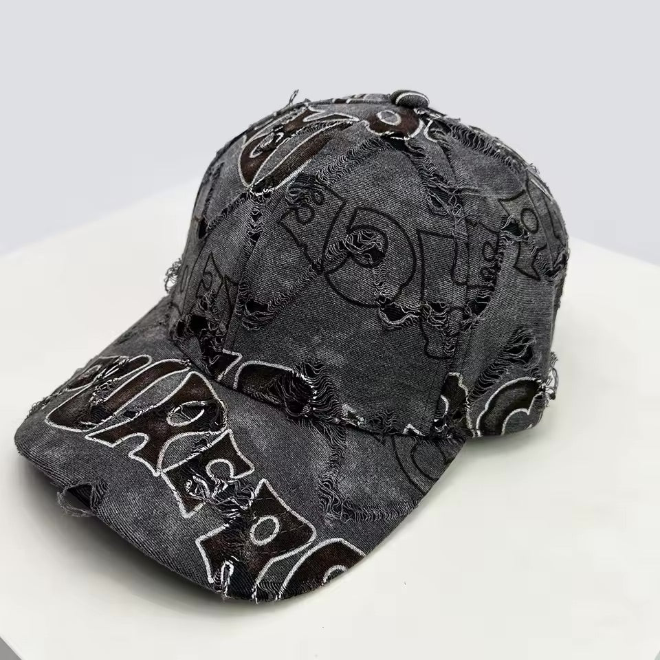 Text Graffiti Adjustable Hat - Streetwear Boulevard