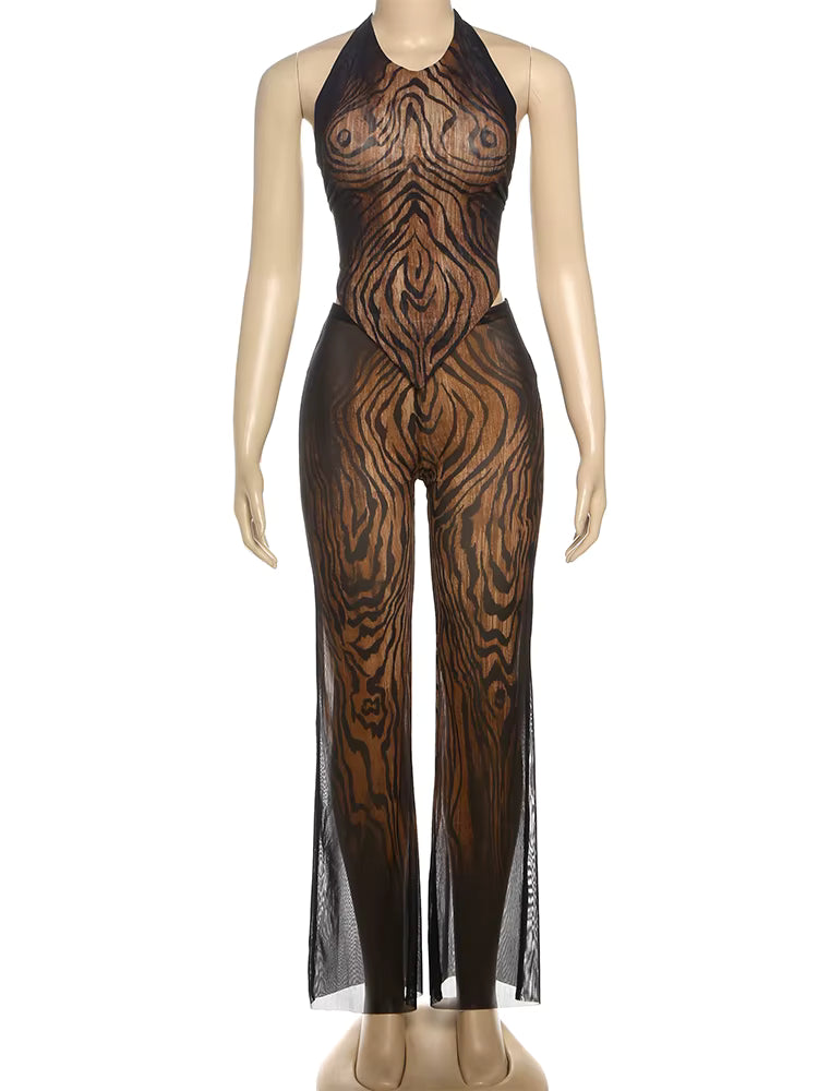 Abstract Swirl Two-Piece Set