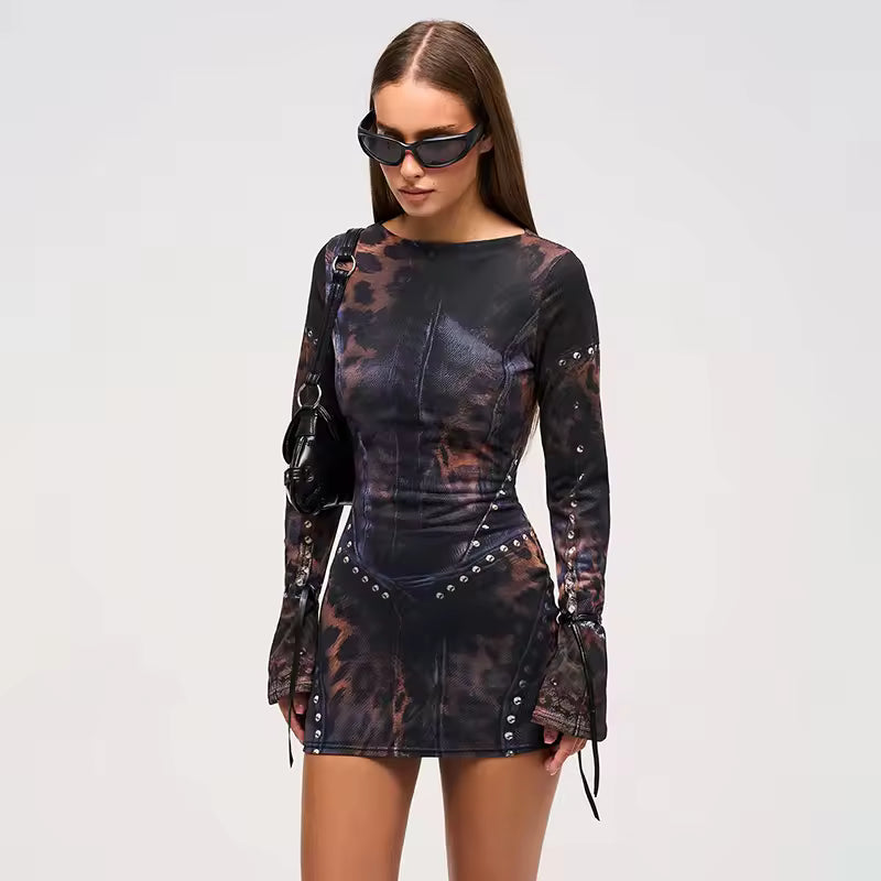 "Dark Instinct" Dress - Streetwear Boulevard