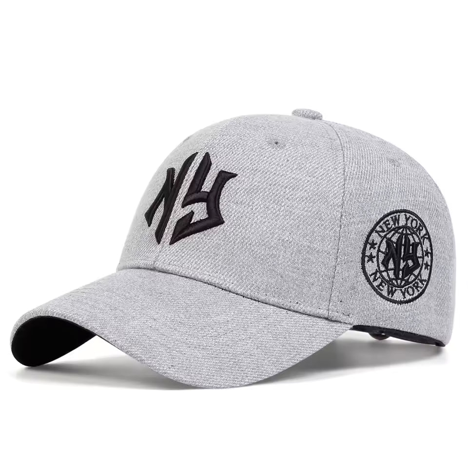 NY Embroidered Adjustable Hat - Streetwear Boulevard