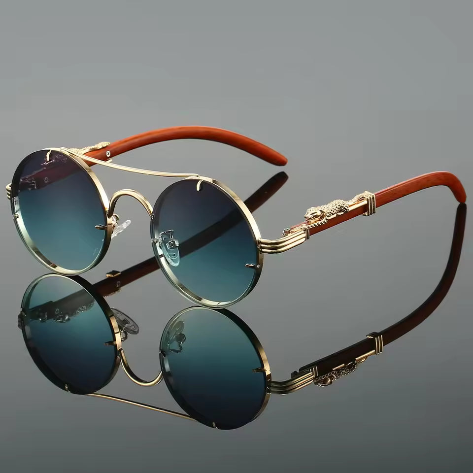 Golden Orbit Shades - Streetwear Boulevard
