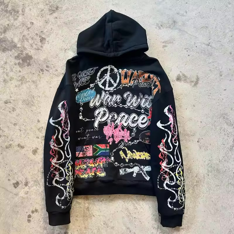 "War With Peace" Hoodie - Streetwear Boulevard