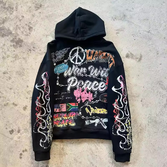 "War With Peace" Hoodie - Streetwear Boulevard