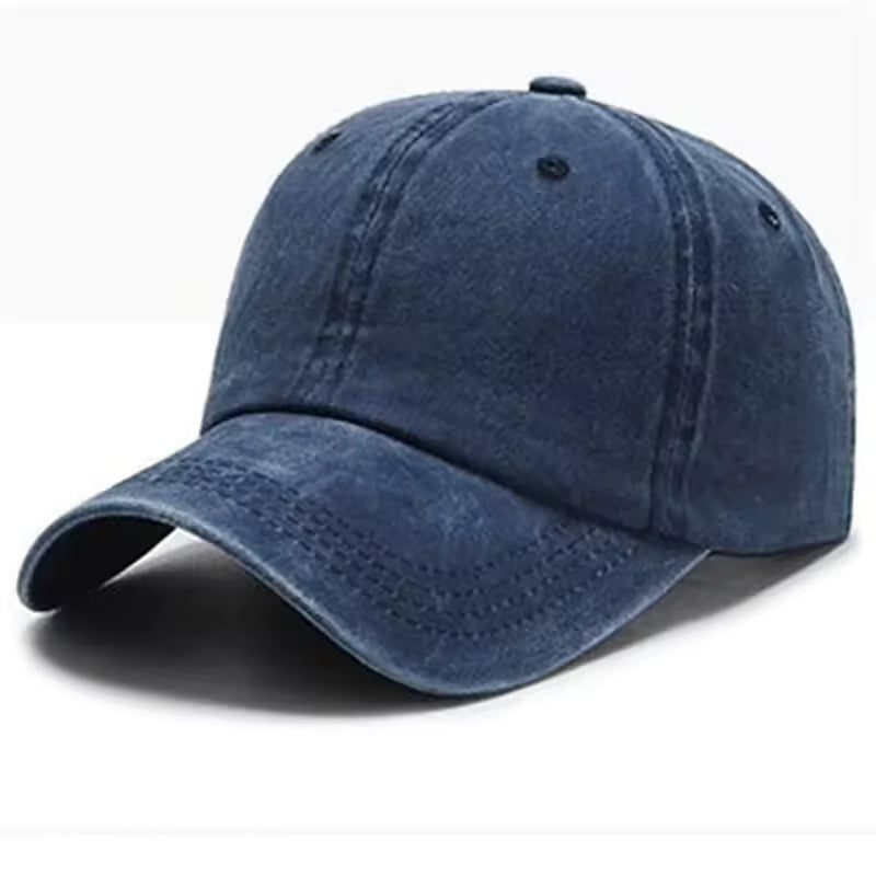 Vintage Washed Solid Color Adjustable Hats - Streetwear Boulevard