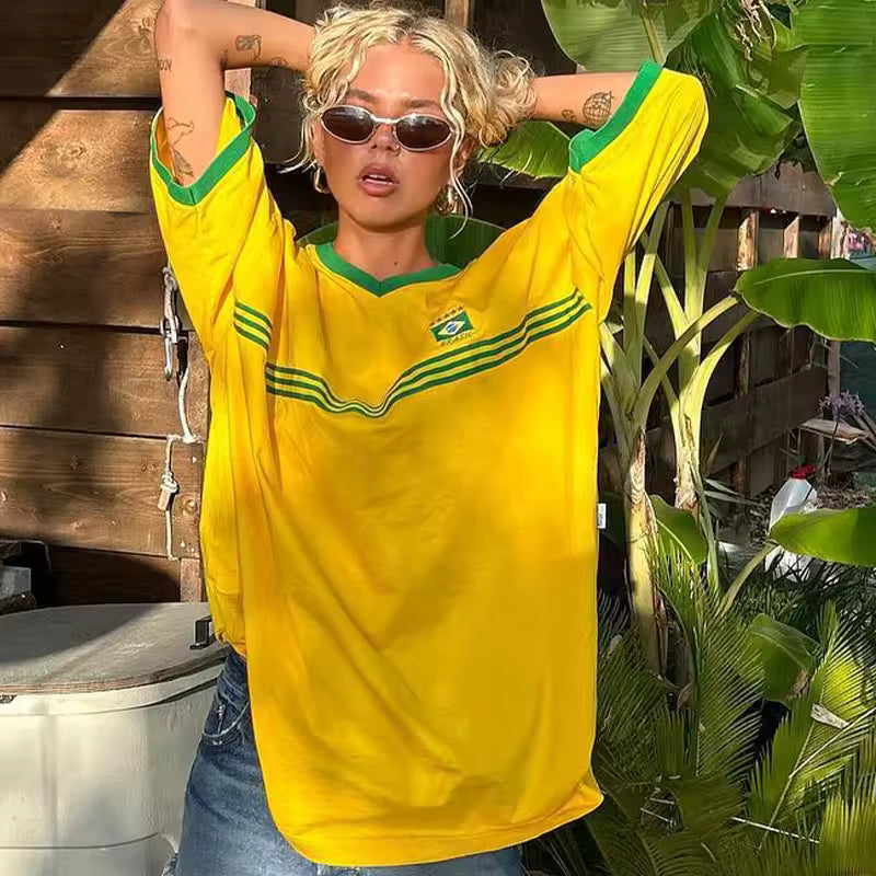 Samba Street Oversized Tee - Streetwear Boulevard
