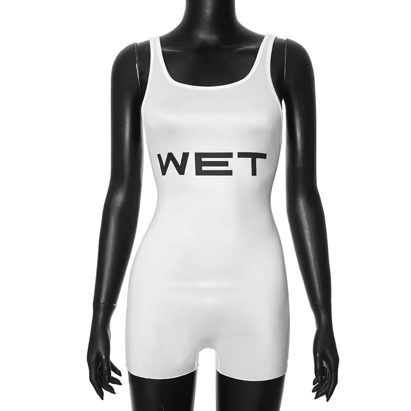 WET One-Piece Romper - Streetwear Boulevard