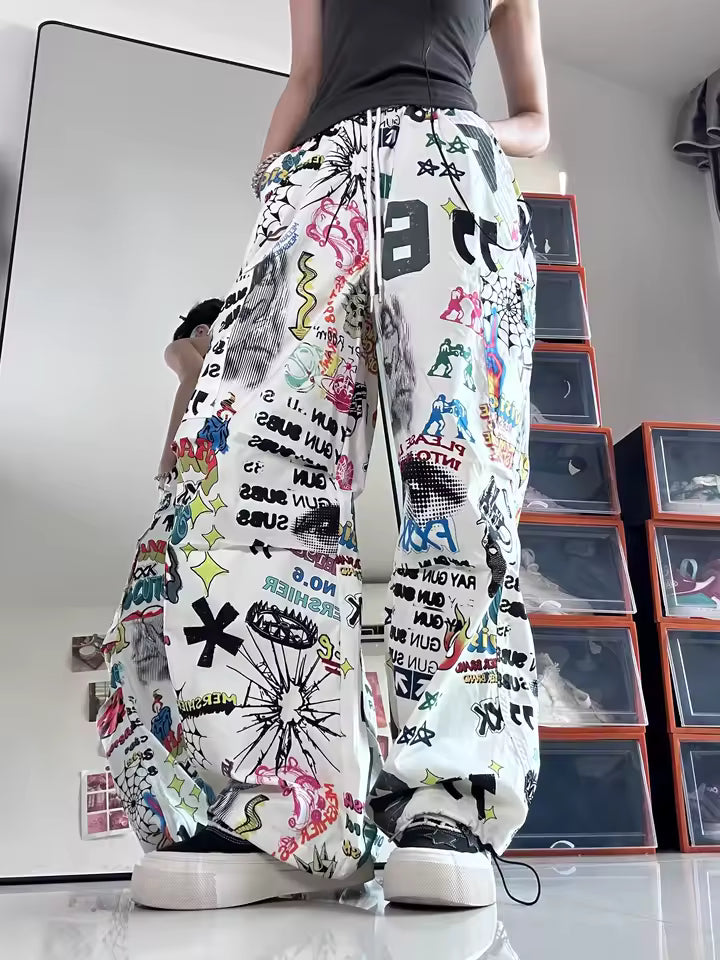 Comic Chaos Pants - Streetwear Boulevard