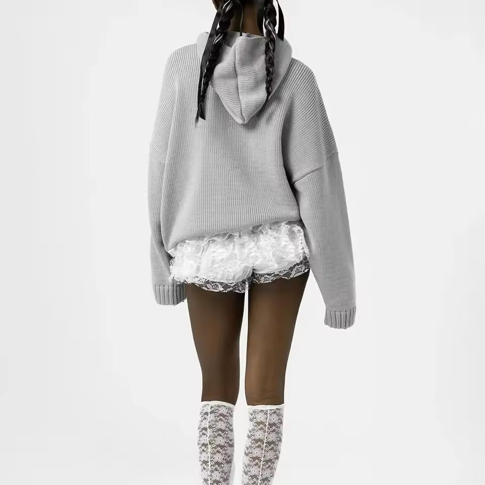 The "Signature" Knit Hoodie - Streetwear Boulevard