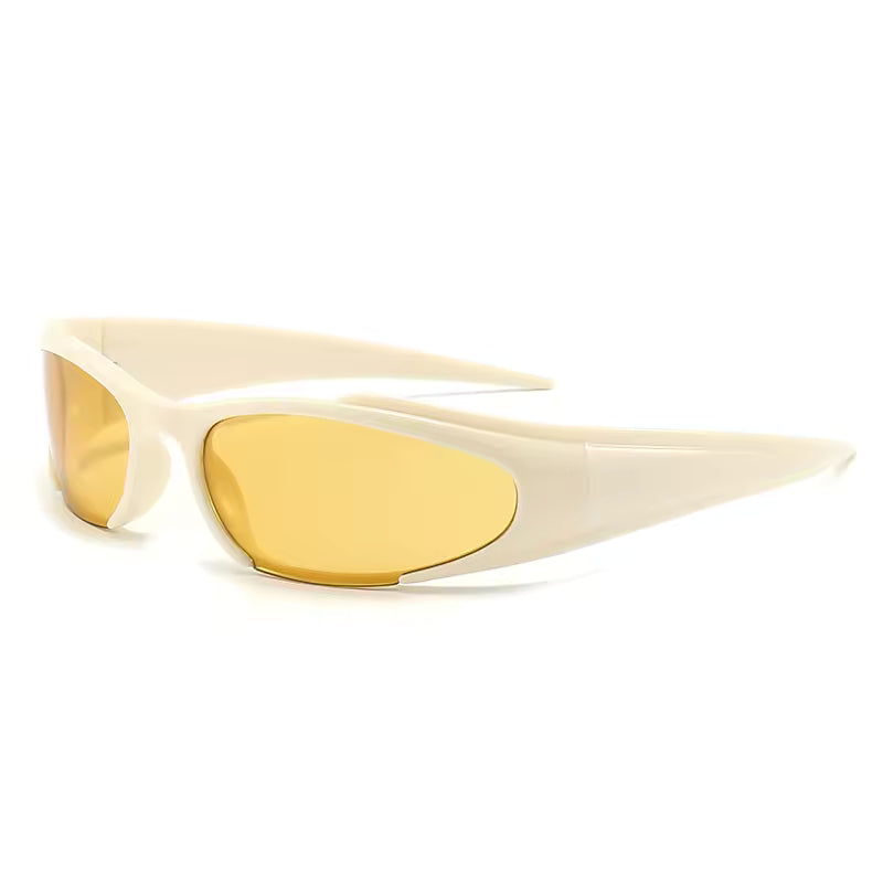 Retro Oval Frame Sunglasses - Streetwear Boulevard