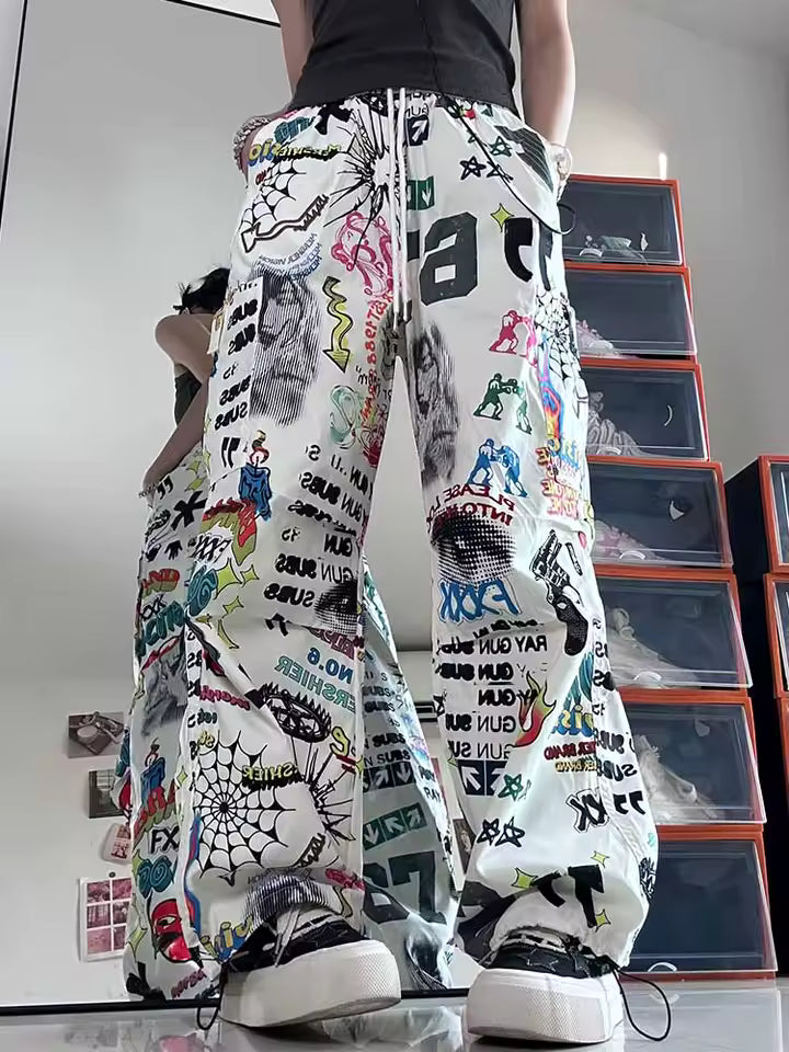 Comic Chaos Pants - Streetwear Boulevard