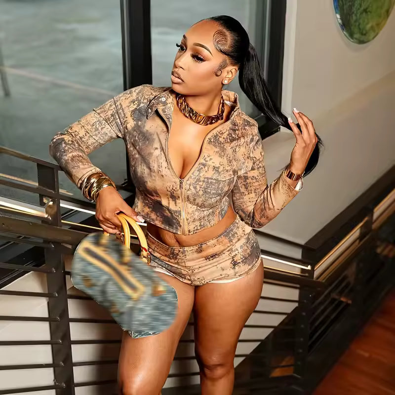The Canyon Clay Two-Piece Set - Streetwear Boulevard