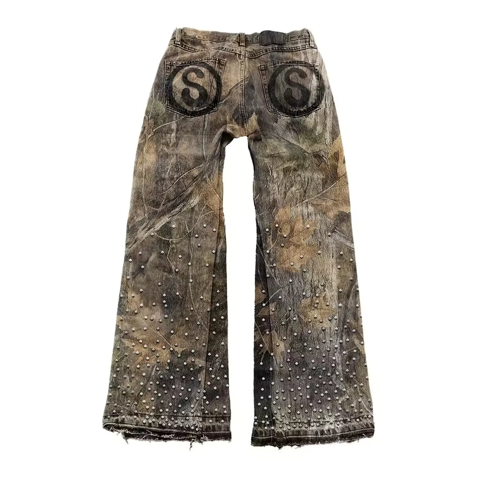 SAINT Camo Jeans - Streetwear Boulevard