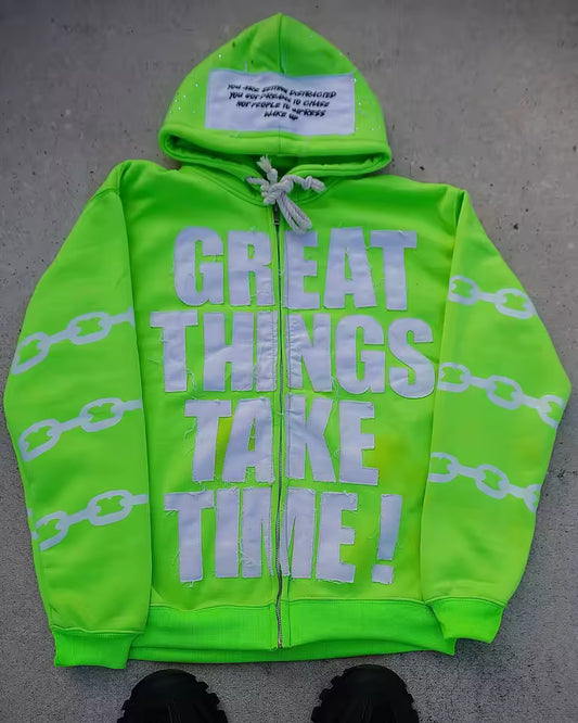 Great Things Take Time Jacket