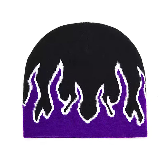 Flame Beanie - Streetwear Boulevard