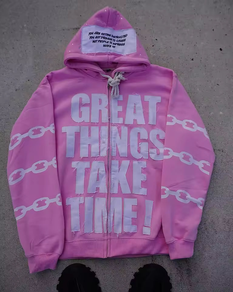 Great Things Take Time Jacket