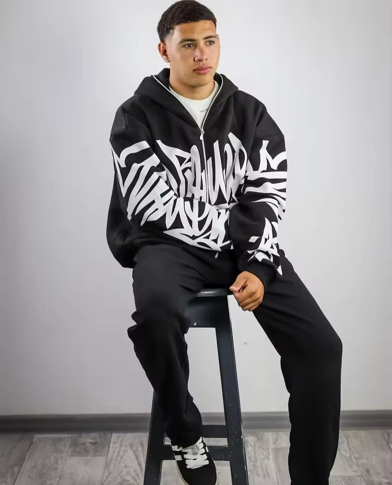 Ink-Bomb Zip-Up