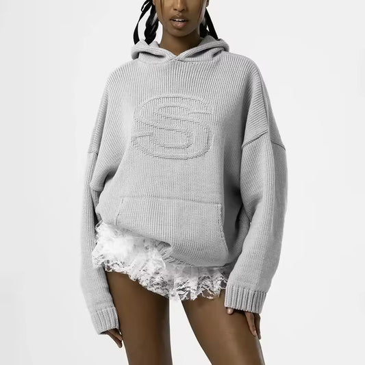 The "Signature" Knit Hoodie - Streetwear Boulevard