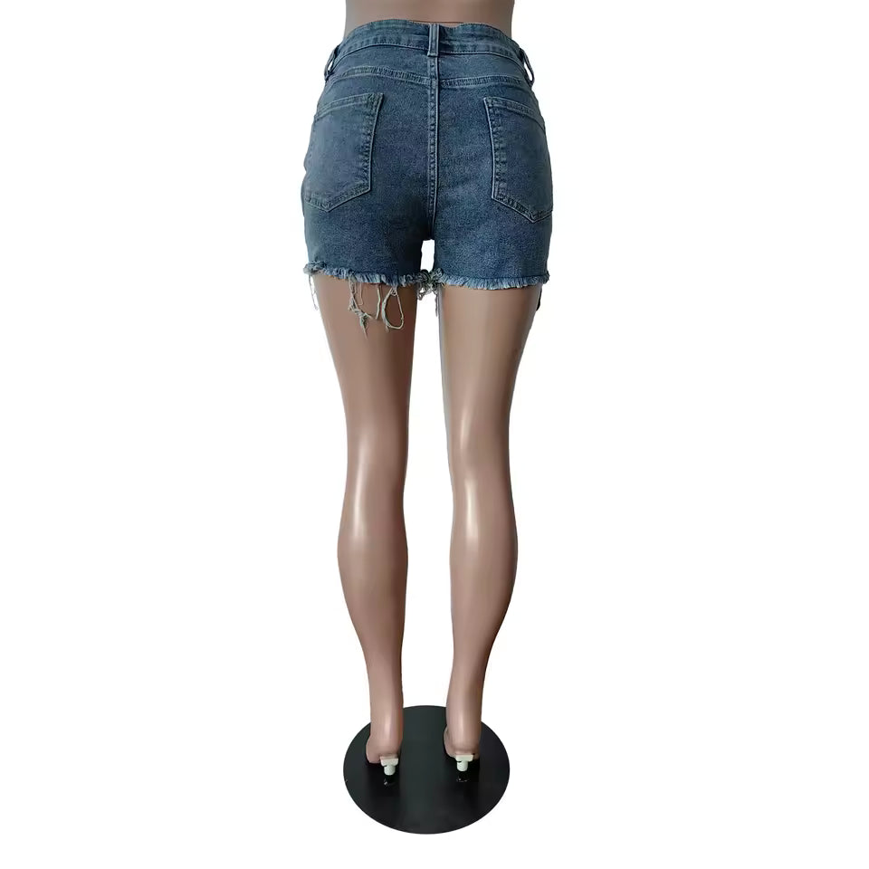Distressed Devotion Shorts - Streetwear Boulevard