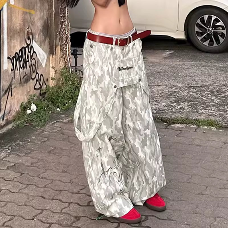 Ghost Camo Cargos - Streetwear Boulevard