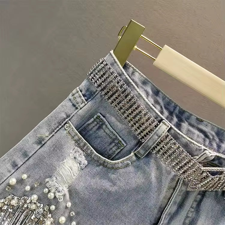 Cosmic Sparkle Jorts - Streetwear Boulevard