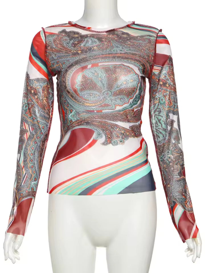 Chromatic Drift Top - Streetwear Boulevard