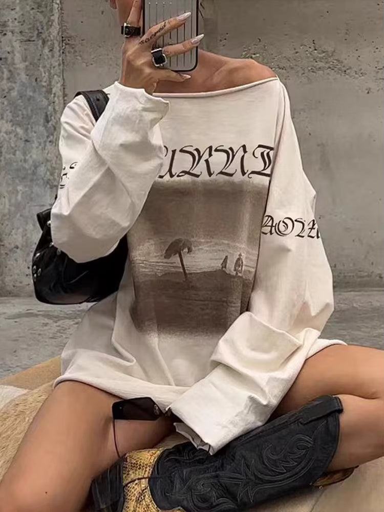 Wasteland Wanderer Oversized Top - Streetwear Boulevard