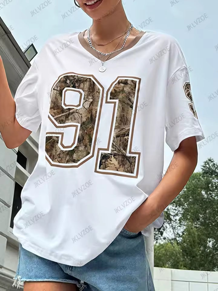'91 Throwback Jersey Tee - Streetwear Boulevard