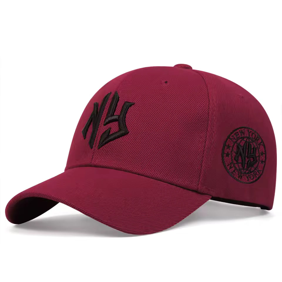 NY Embroidered Adjustable Hat - Streetwear Boulevard