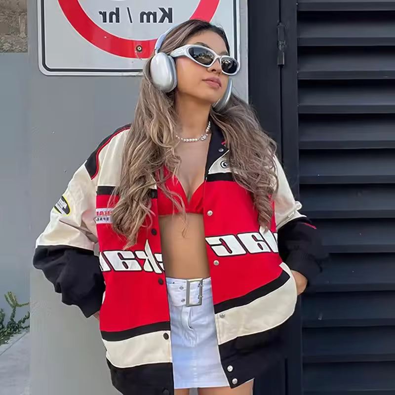 Blackair Racing Bomber Jacket - Streetwear Boulevard