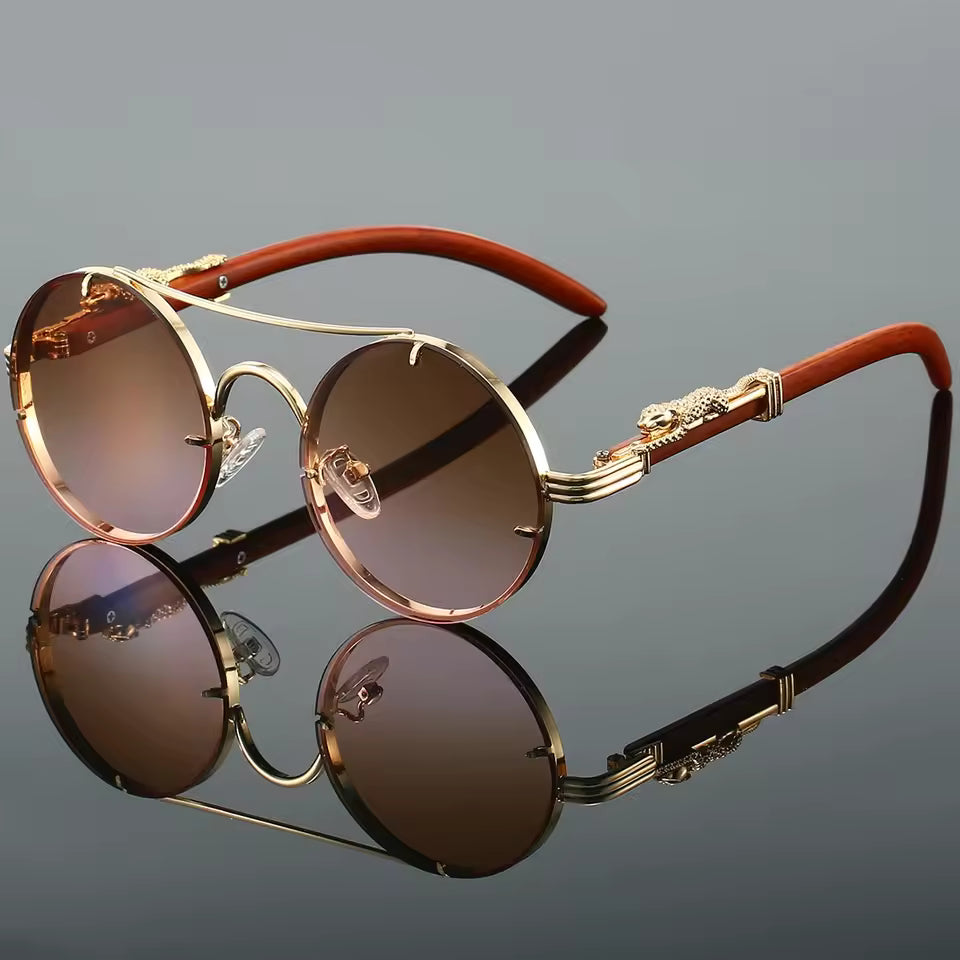 Golden Orbit Shades - Streetwear Boulevard