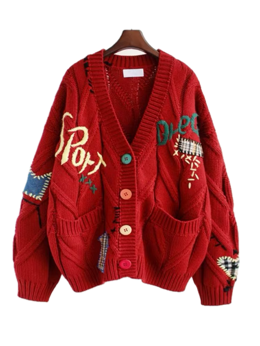 Storyteller Cable Knit Sweater - Streetwear Boulevard