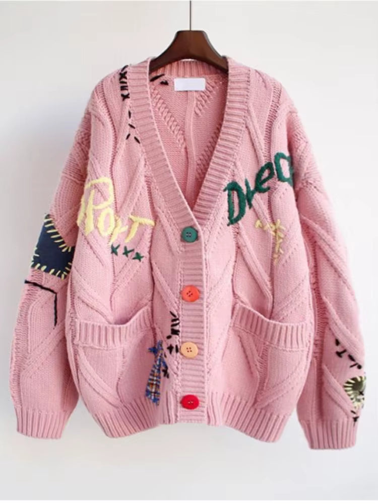 Storyteller Cable Knit Sweater - Streetwear Boulevard