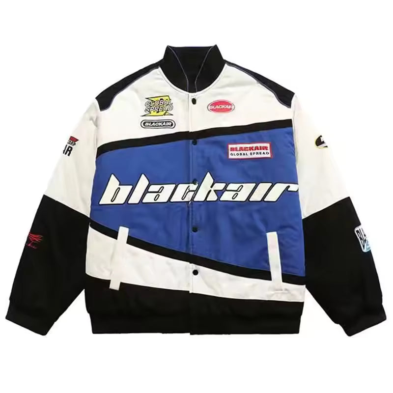 Blackair Racing Bomber Jacket - Streetwear Boulevard