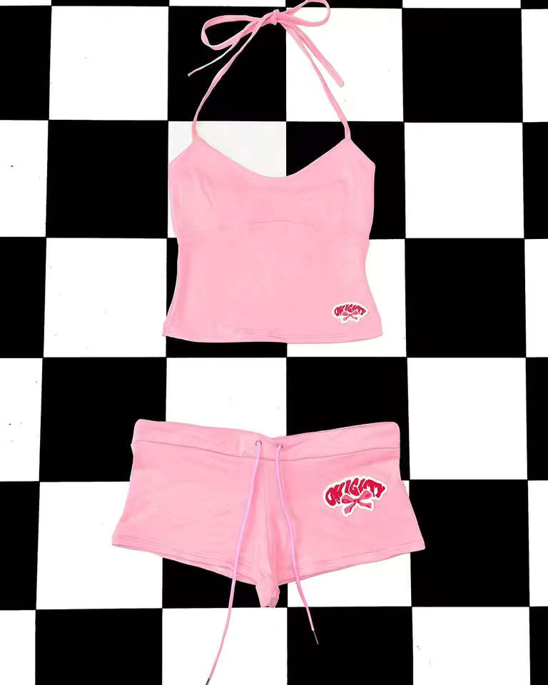 Summer Dream Halter & Shorts Set - Streetwear Boulevard