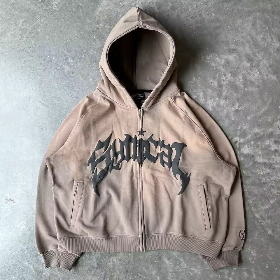 Synical Zip Up Jacket - Streetwear Boulevard